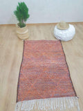 Vintage Moroccan Zanafi rug - Orange Themorner