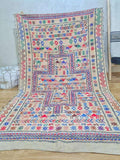 Unique Moroccan Vintage rug Themorner
