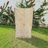 Gray Sabra Rug 2.95x4,65 ft Moroccan Cactus Silk Rug Moroccan rug / Bohemian Rug Moroccan Style Carpet TheMorner