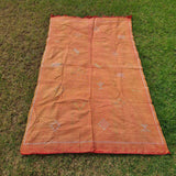Red Sabra Rug 4.6x7.9 ft Moroccan Cactus Silk Rug Moroccan rug / Bohemian Rug Moroccan Style Carpet TheMorner