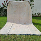 Gray Sabra Rug 6.7x10 ft Moroccan Cactus Silk Rug Moroccan rug / Bohemian Rug Moroccan Style Carpet TheMorner