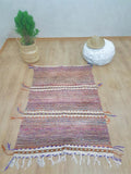 Vintage Moroccan Zanafi rug - purple Themorner