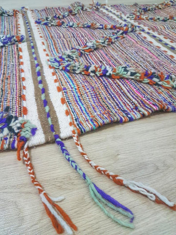 Vintage Moroccan Zanafi rug - purple Themorner