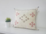 White Moroccan sabra Cactus Pillow cover Themorner
